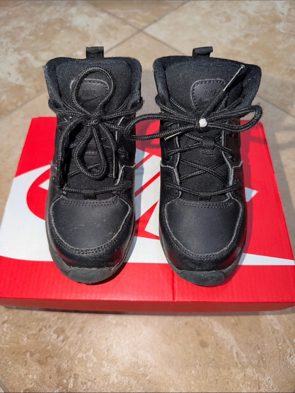 Nike Manoa Leather Sneaker Boot 'Triple Black'